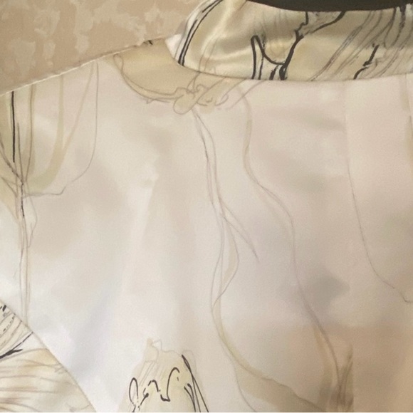 JS Collections Silk Charmeuse Mandarin Collar Cocktail Jacket Blazer Top 12 - Picture 4 of 4